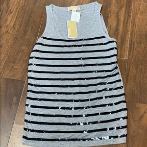 Michael Kors gray tank top size small